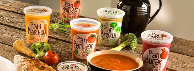Great start for new soups in plastic pots