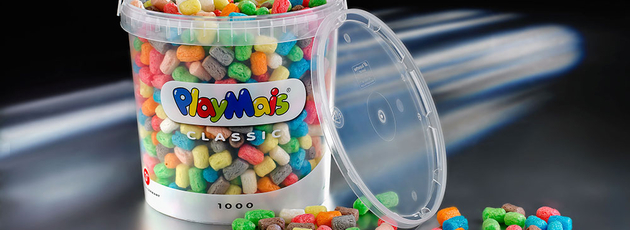 I contenitori in plastica aumentano le vendite di un gioco creativo per bambini 