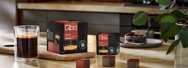 Qbo coffee switches to biobased coffee capsules 