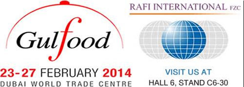 Kommen Sie uns auf der Gulfood 2014 in Dubai besuchen