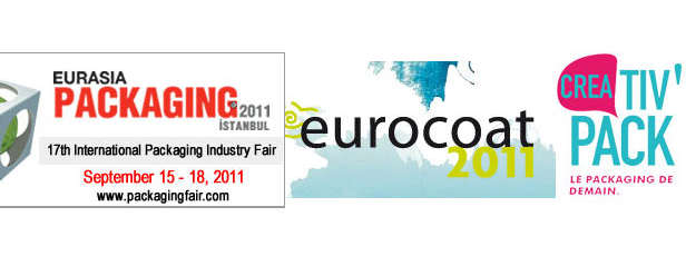 Meet us at Istanbul Packaging Fair, Eurocoat and Salon Creativ’Pack