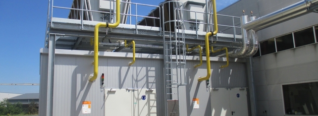 Neue energiesparende Kühlgeräte in Wetteren, Belgien