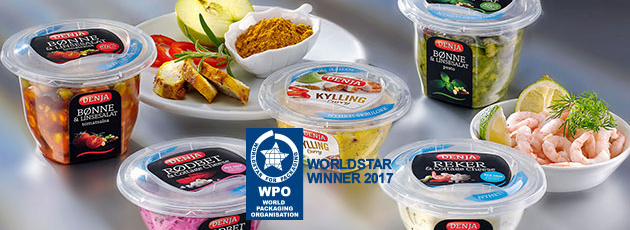 Un contenitore con coperchio a vite insignito di un WorldStar 2017